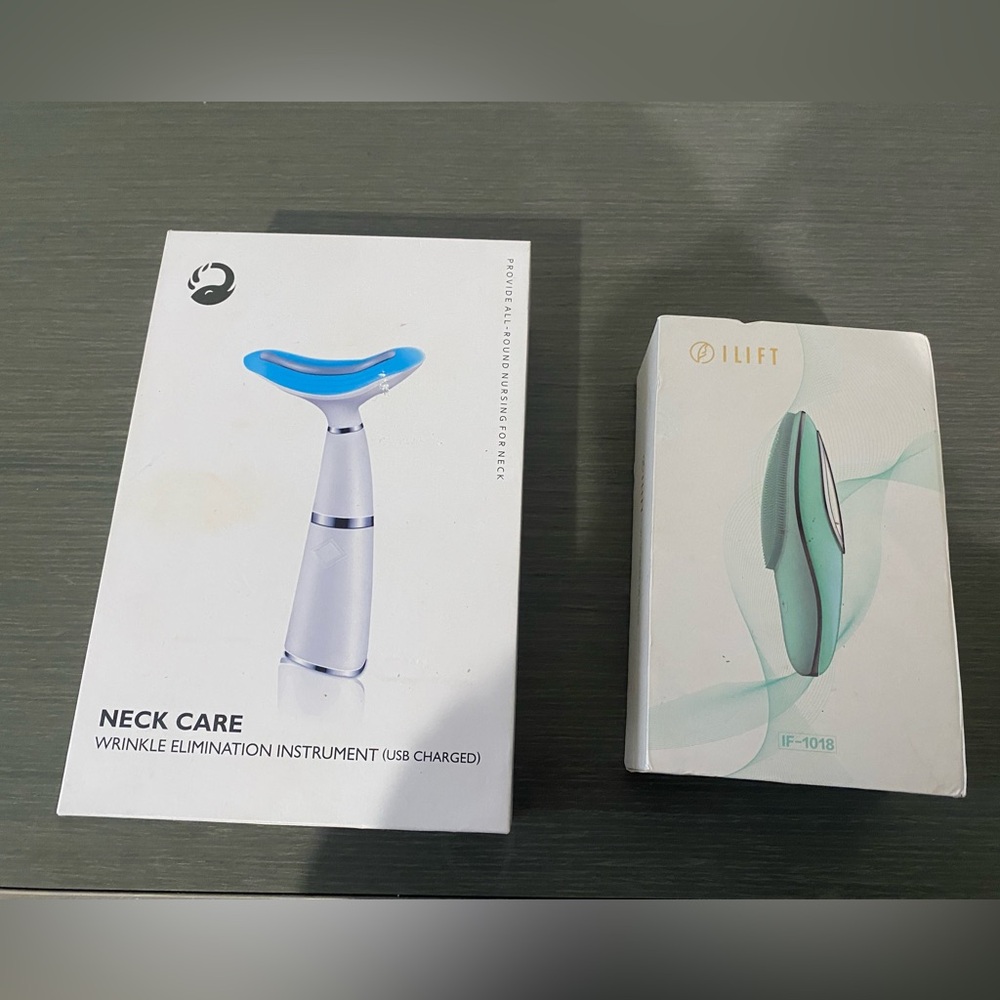 Neck light therapy + Facial cleanser